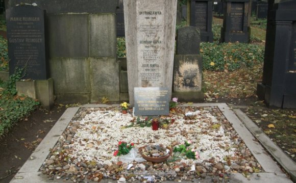 Franz Kafka s tombstone